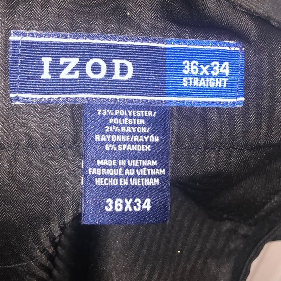 IZOD MENS DRESS PANTS - Picture 2 of 4